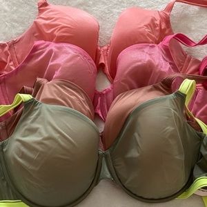 VS Perfect coverage Lined bras x3